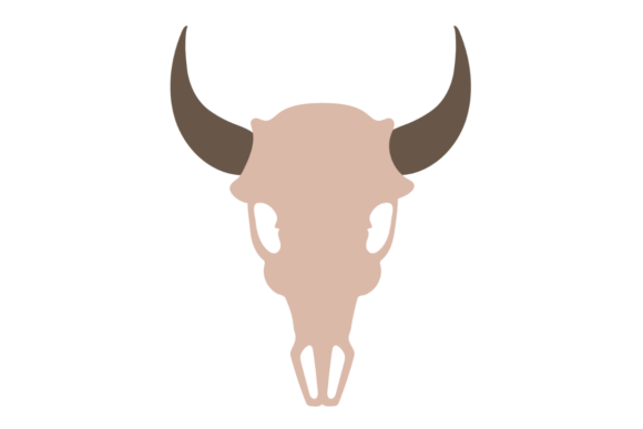 Bull Skull Silhouette: A Bold Embroidery Design for Real Projects