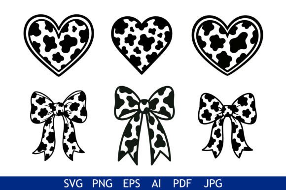 Cow Print Hearts Bows Review