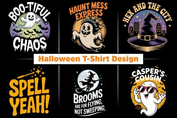 Creepy Cute Halloween Ghost Shirt Bundle