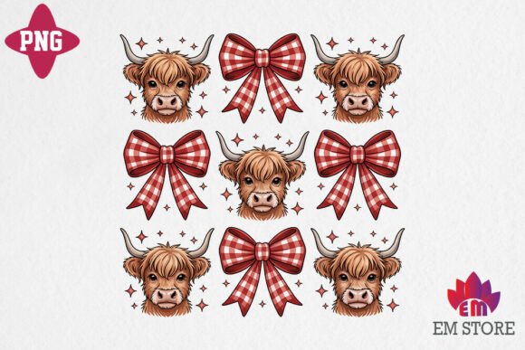 Highland Cow Christmas Clipart – A Designer’s Practical Take