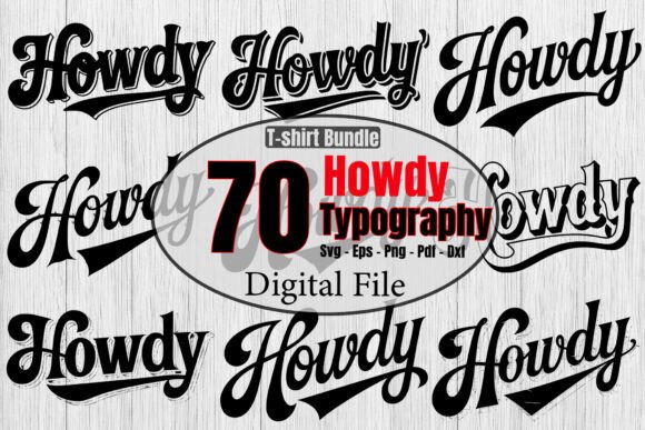 Howdy Typography T-shirt Design Bundle Review for Real Projects