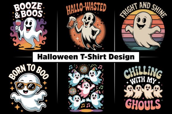 Spooky Halloween Ghost Shirt Bundle Pack Review