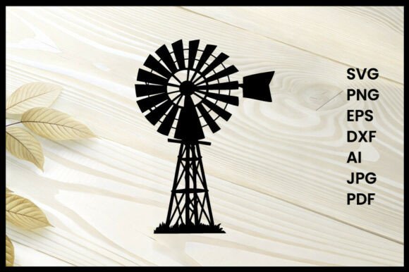 Windmill Illustration Silhouette Review for Real Embroidery Projects
