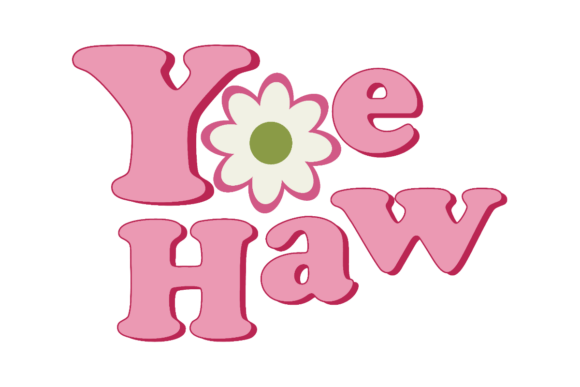 Yee Haw Text Graphic Review: A Playful Embroidery Design for Real Projects